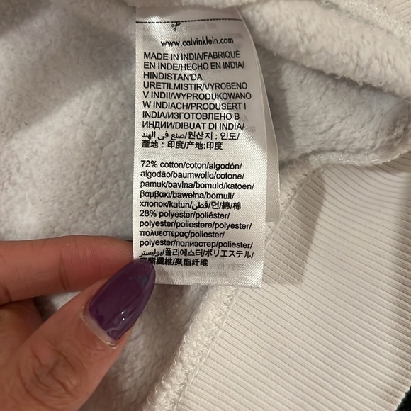 🔥Calvin Klein White Men's Sweatshirt 🔥 - Picture 7 of 7